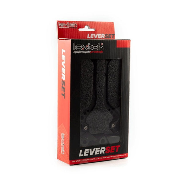 Lextek CNC Brake & Clutch Lever Set F-25 / K-25 Long Black