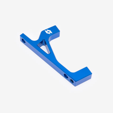 Full-E Charged Front Brake Caliper Bracket for 250mm Oversized Disc Blue