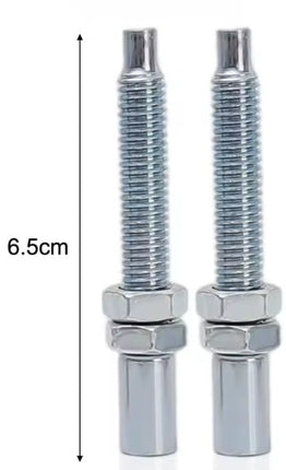 Cable Adjuster Screw 2PCS M8 65mm Universal Throttle Clutch Brake Motorcycle