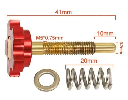 Red Carburettor Idle Speed Adjusting Screw Pwks 01-1026.