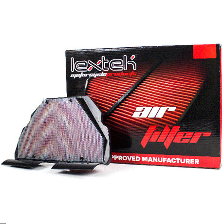 Lextek Air Filter Element for HFA1619, Honda 17210-MBW-D20, Honda 17210-MBW-D21