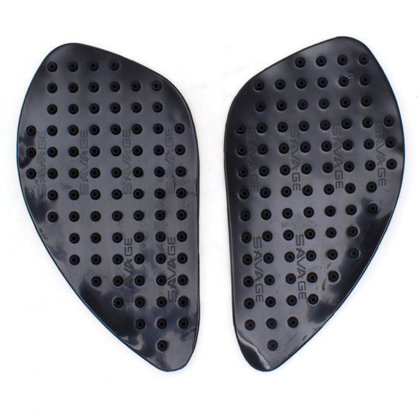 Lextek Black Tank Grips 3M for Yamaha R6 (06-12) Honda CBR250R (10-13)