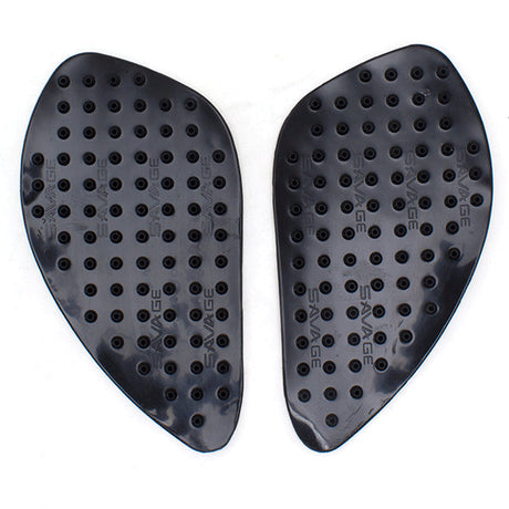 Lextek Black Tank Grips 3M for Yamaha R6 (06-12) Honda CBR250R (10-13)