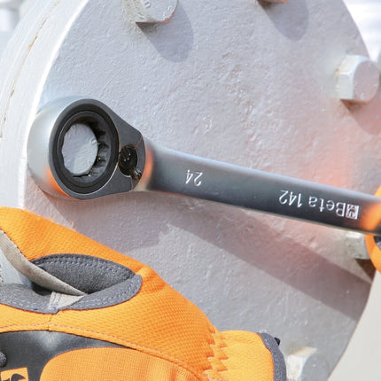 Reversible Ratcheting Combination Spanner Wrench 19mm - Beta Tools 142 19