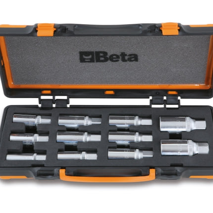 Set of 11 Roller Stud Extractors/Inserters M5 - M16 with Metal Case - Beta Tools 1433/C11