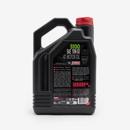 Motul 5100 10W50 4T 4 Litres for Motorcycle