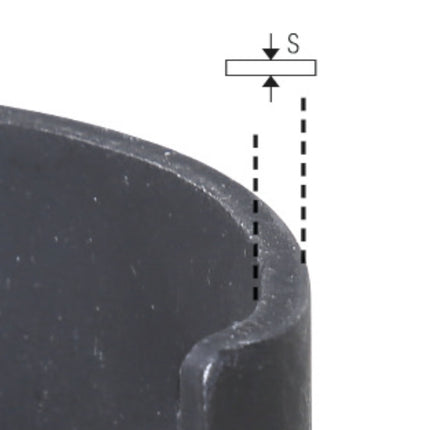Self-Locking Oil Filter Wrench Left-Hand 60-80mm - Beta Tools 1493X/1
