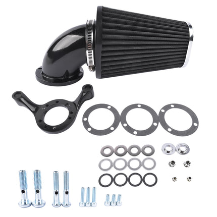Air Cleaner Breather Kit 91-16 Harley-davidson Softail Dyna Sportster Touring Xl 883 1200