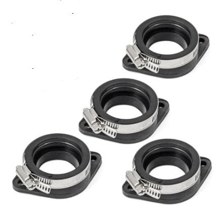 4PCS Carburettor Intake Manifold Boot 1980-1984 Suzuki GS1000 1100 13110-49100 13120-49100