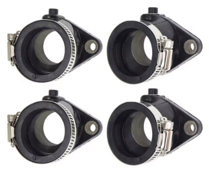 Intake Manifold Boot Set 80-83 Suzuki Gs 550 650 E G T 4PC 13110-47010 13120-47010 09280-38004
