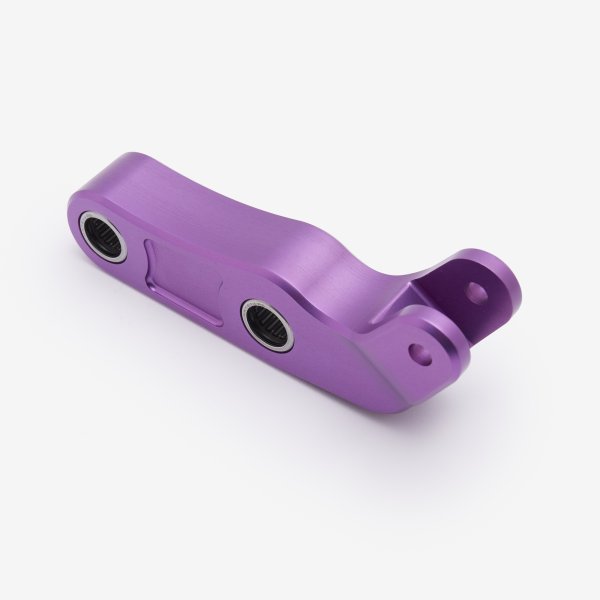 EBMX Rear Shock Linkage And Suspension Triangle for Light Bee Purple