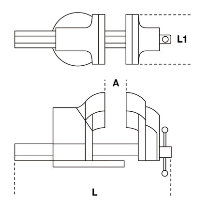 Parallel Bench Vice 100mm Jaws - Beta Tools 1599P 100