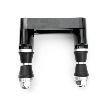 Steering Bar Clamp 22.2mm Black, 100mm Mounting, M10 Bolts