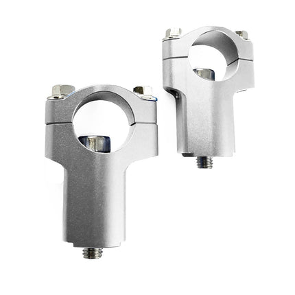 28.6mm Handlebar Clamp 52mm Risers Bar Mount In Silver for KTM Gas Gas BETA Husqvarna