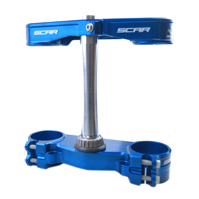 Triple Clamp Set 23-26 KTM Husqvarna Gasgas Sx Xc Exc Tc Fc Te Fe Mc Ec Ex Scar Racing S5418BL 22mm
