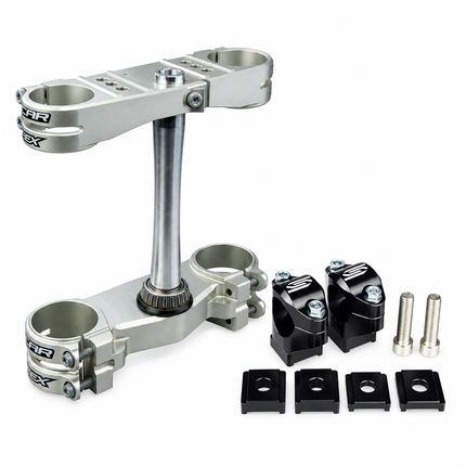 Apex Triple Clamp & Bar Mounts Grey 24-26 Husqvarna KTM Tc Sx 65 Scar S5419X