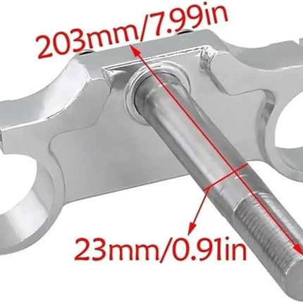 Pit Bike Triple Clamp Set 45mm 48mm Forks With 22mm Handlebar Mount Risers