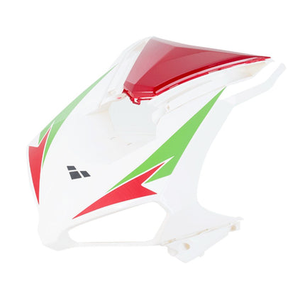 White/Red Headlight Panel for ZN125T-34