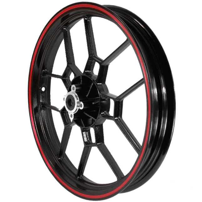 Front Black/Red Wheel 17 x 2.15inch (Disc Brake) for ZS125-48A