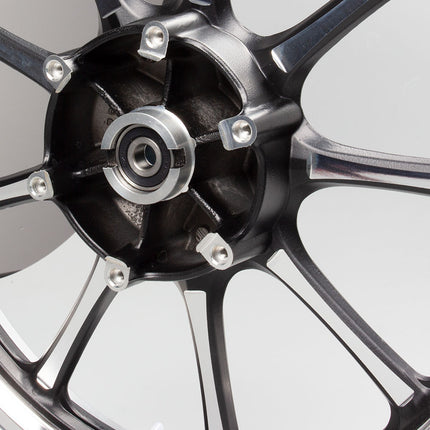 Front Silver/Black Multi-Spoke Wheel 18 x 2.15inch (Disc Brake) for ZS125-79, ZS125-79-E4