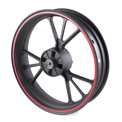 Rear Black/Red Wheel 17 x 3.50inch for XGJ125-27B, XGJ125-28, MT125RR