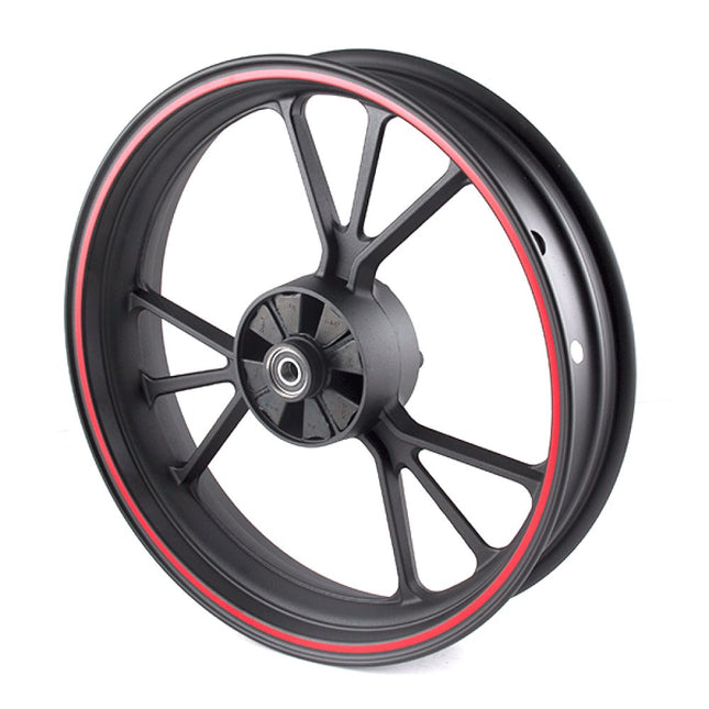 Rear Black/Red Wheel 17 x 3.50inch for XGJ125-27B, XGJ125-28, MT125RR
