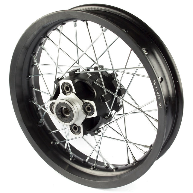 Rear Black Wheel 15 x 3.00inch for LJ250-3V