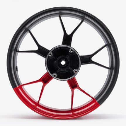 Rear Matt Black/Red Wheel for SY125-10-SE-V2