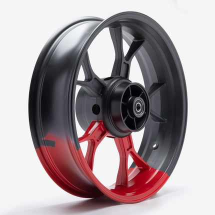 Rear Matt Black/Red Wheel for SY125-10-SE-V2
