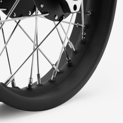 Black Rear Wheel 12 x 1.85 Black