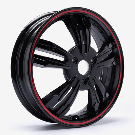 Rear Black/Red Wheel 13 x 3.50inch for LJ125T-X-E5