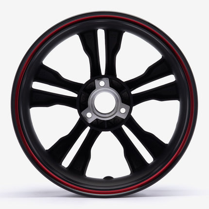 Rear Black/Red Scooter Wheel for LJ125T-9M-E5