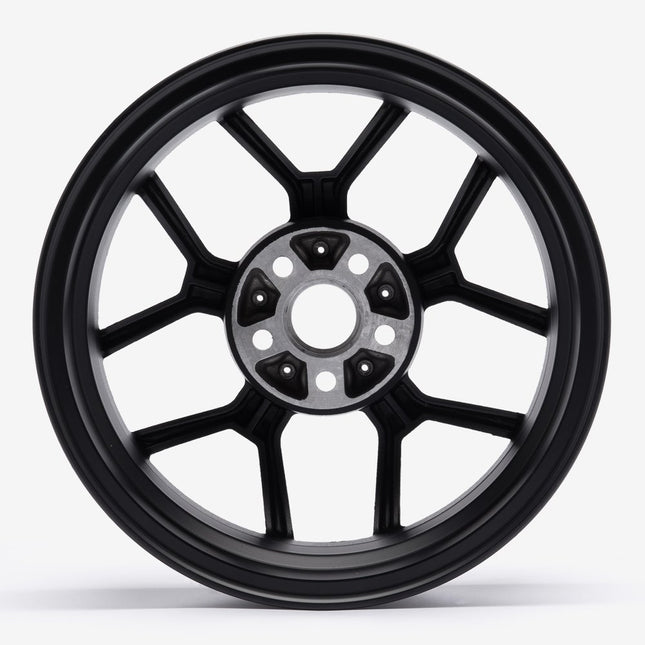 Rear Scooter Wheel Matt Black