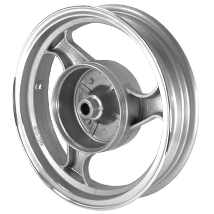 Rear Silver 3 Spoke Wheel 12 x 2.50inch (Drum Brake) for ZN125T-32A, DB125T-32A