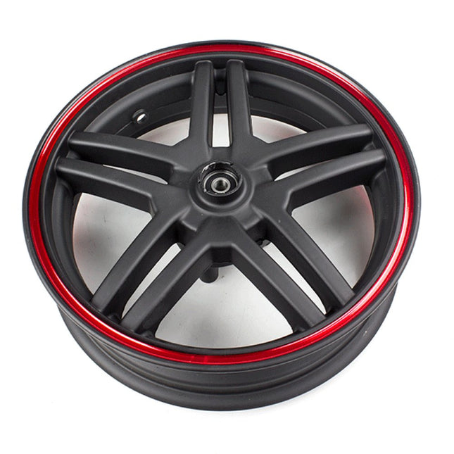 Front Black/Red Wheel 13 x 3.50inch for LJ125T-8M, LJ125T-8M-E4