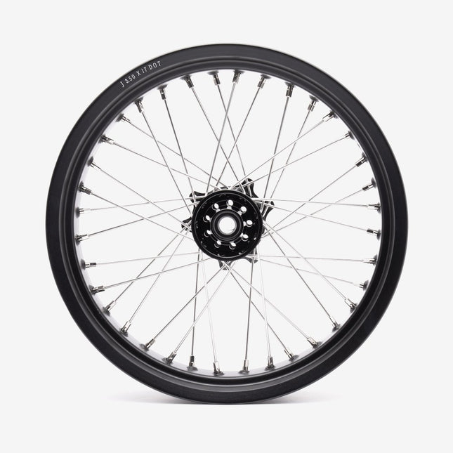 Full-E Charged Front And Rear Wheel Set 17inch X 3.5 & 17inch X 4.25 for Ultra_bee Black