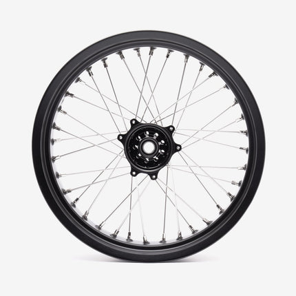 Full-E Charged Front And Rear Wheel Set 17inch X 3.5 & 17inch X 4.25 for Ultra_bee Black