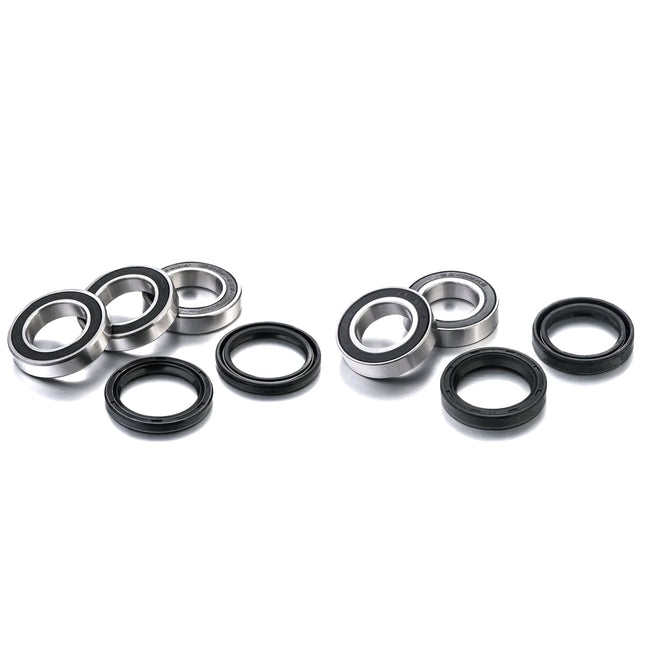 Front And Rear Wheel Bearing Set, Kawasaki, KWK-K-001