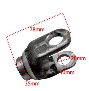 Rear Drive Shaft Yoke 05-25 Yamaha Big Bear Grizzly Kodiak Rhino 350 400 450 1D9-17556-00-00