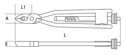 Wire Twisting Pliers with Automatic Return 255mm - Beta Tools 1761