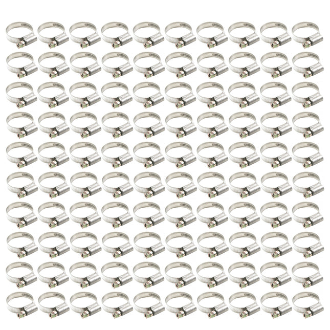 Jubilee Pipe Clip 20 - 32mm Kale Clamp 304 Stainless Steel (pack Of 100)