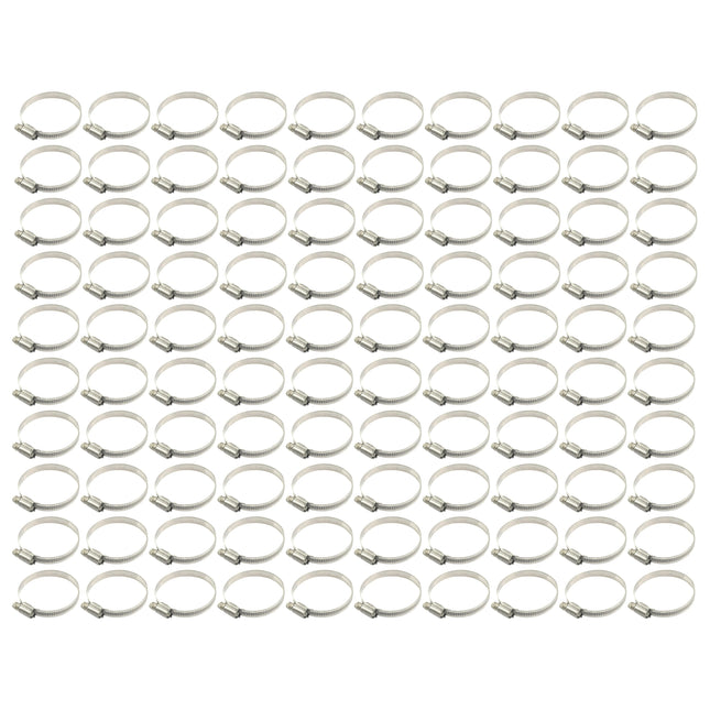 Jubilee Pipe Clip 40 - 60mm Kale Clamp 304 Stainless Steel (pack Of 100)