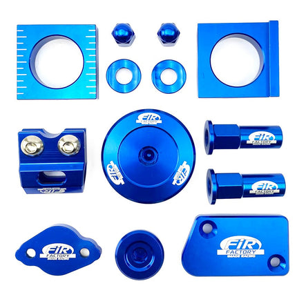 11PC Bling Kit Yamaha 250/450, FIR CPK-403, Cnc Alloy, Axle Block, Caps, Tyre Nut