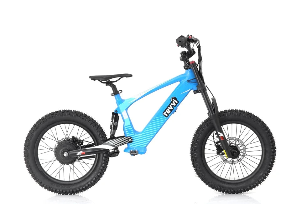 Revvi 18" Electric Bike - Blue