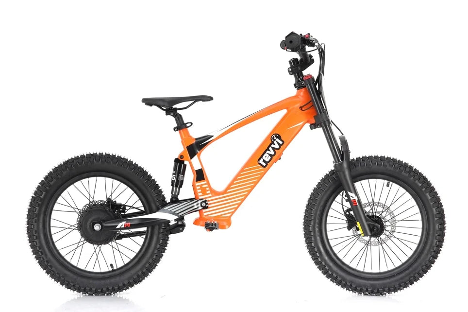 Revvi 18" Electric Bike - Orange