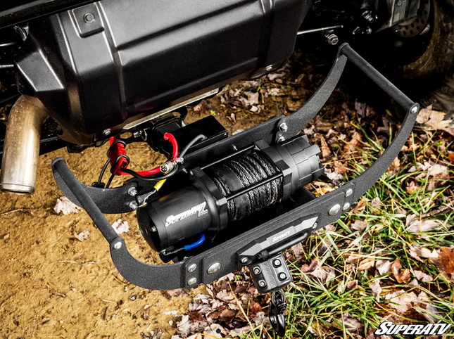 Receiver Hitch Winch Quick Connect Kit 12V Winch 3 Ton 3,000KG, Atv/utv, Synthetic Rope, 4 Bolt, Superatv WN-6000