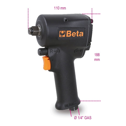 Compact Reversible Impact Wrench 1/2 - Beta Tools 1927XM