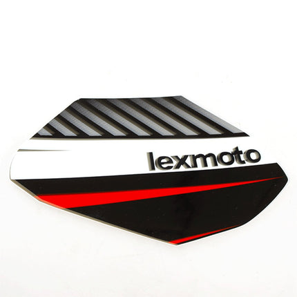 Left Red/Black Fuel Tank Sticker for XFLM125GY-2B, XFLM125GY-2B-E4
