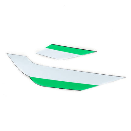 Left Green/Black Side Panel Sticker for XFLM125GY-2B, XFLM125GY-2B-E4