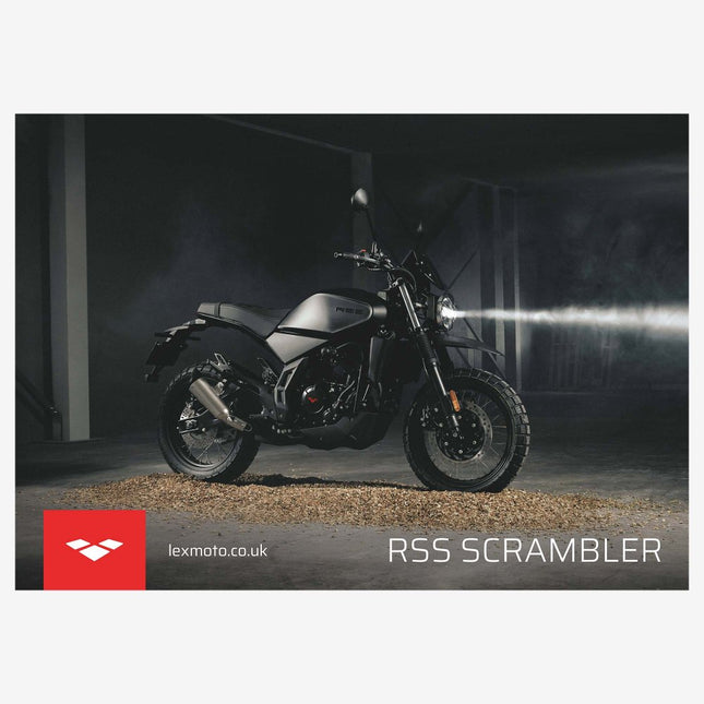 Lexmoto RSS Scrambler E5, A2 Poster for Non bike item